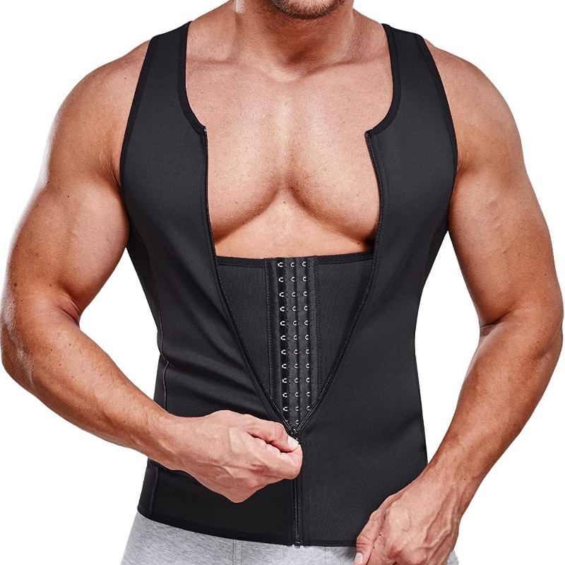 Crossfit Weight Vest - Qtree Men's Slimming ซาวน่า Tank Top